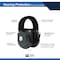 Ge Over-the-Head Earmuffs, 27dB, Cushioned Headband, Gray GM452 - alternate 2